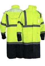 VENDACE Hi Vis Safety Long Waterproof Jacket