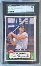 1952 Topps Set Break #29 Ted Kluszewski (Black Back) - SGC 60/5  (EX)