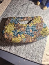 The Limited Vintage Beaded Peacock Feather Evening Bag Clutch