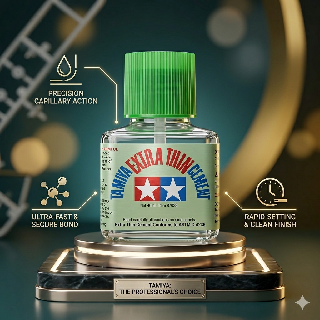 Tamiya Cement Extra Thin Liquid Adhesive for Plastic Hobby Kits 40ml 87038