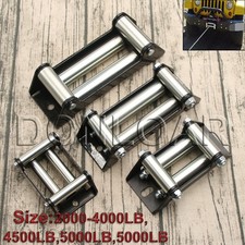 Heavy Duty 4 Way Roller Fairlead Hawse Cable Winch Off Road 4x4 ATV Recovery