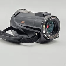 Zohulu Digital Video Camera 4K Infrared Night Vision Microphone Super Wide Lens