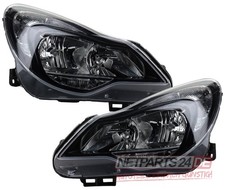 Scheinwerfer Set Halogen passend für Opel Corsa D 2011- H7 H1 Links Rec. mit TFL