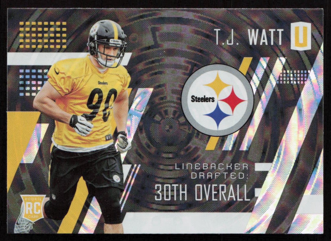 T.J. Watt 2017 Panini Unparalleled #255 - Pittsburgh Steelers