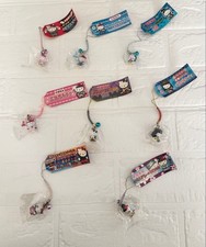 VTG Hello Kitty Strap Set 8pcs, Kyoto/Hyougo/Nara, Colorful,
