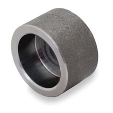 Cap Cap, 2" Pipe, Socket Weld, Black Forged Steel, 1Mnw2