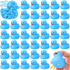 48 Pcs 2 Inch Mini Rubber Ducks for Kids Children Party Favors Bulk Bath Ducks S