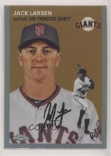 2023 Topps Chrome Platinum Anniversary Refractor Jack Larsen #89 13c4