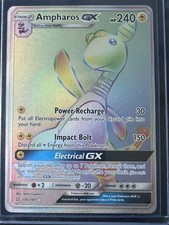 Ampharos GX 185/181 Rainbow Rare Team Up Pokemon Holo NM on eBay