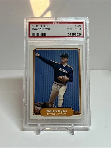 PSA 8 1982 Fleer - Nolan Ryan #229