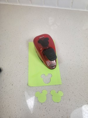 Scrapbooking Crafts Paper Punch Disney Mickey Mouse Head Ears Medium Size 1''