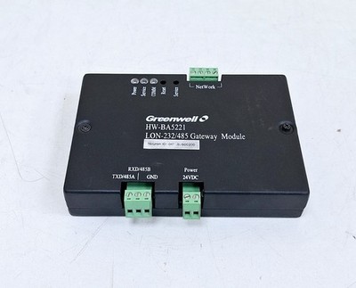 Greenwell HW-BA5221-W3 / LON-232/485 Modbus Gateway Module 24VDC 50mA