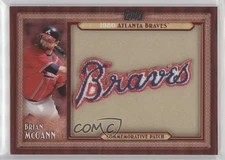 2011 Topps Blaster Box Throwback Manufactured Series 2 Brian McCann Patch 0zv5