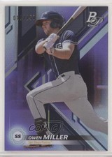 2019 Bowman Platinum Wal-Mart Top Prospects Purple Foil 16/250 Owen Miller 0g4