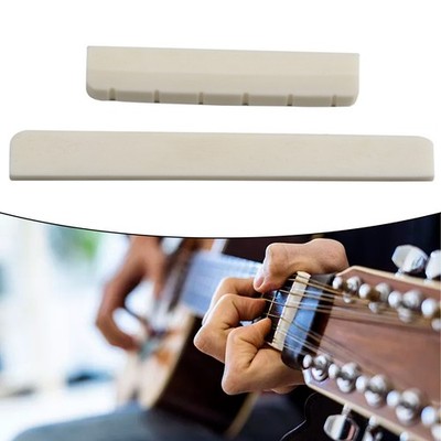 Nützlich Gitarrenmutter Echter Knochen Klassische Gitarre Knochen Mutter Sattel