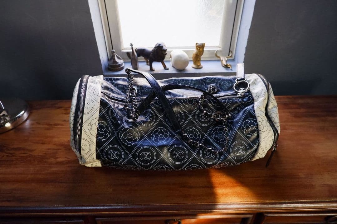 CHANEL coated canvas bowling bag 616716 thumbnail 2