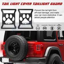 2pcs/Set Tail Light Cover Pawprint Guard Decor for 2018-26 Jeep Wrangler JL JLU
