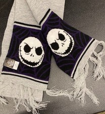 Disney Nightmare Before Christmas Gray Scarf Jack Skellington w/Tag