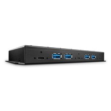 Lindy 43275 7 Port USB 3.2 Gen 2 Metal Hub – USB-A & USB-C, 10Gbps, CE