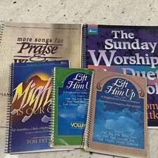 Lot 5 Praise  Worship Songbooks Fettke Sheet Music Piano Guitar Lift Him Up