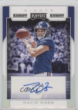 2017 Panini Playoff RPS Auto Kickoff 36/99 Davis Webb #RPS-WE Auto 1h6a