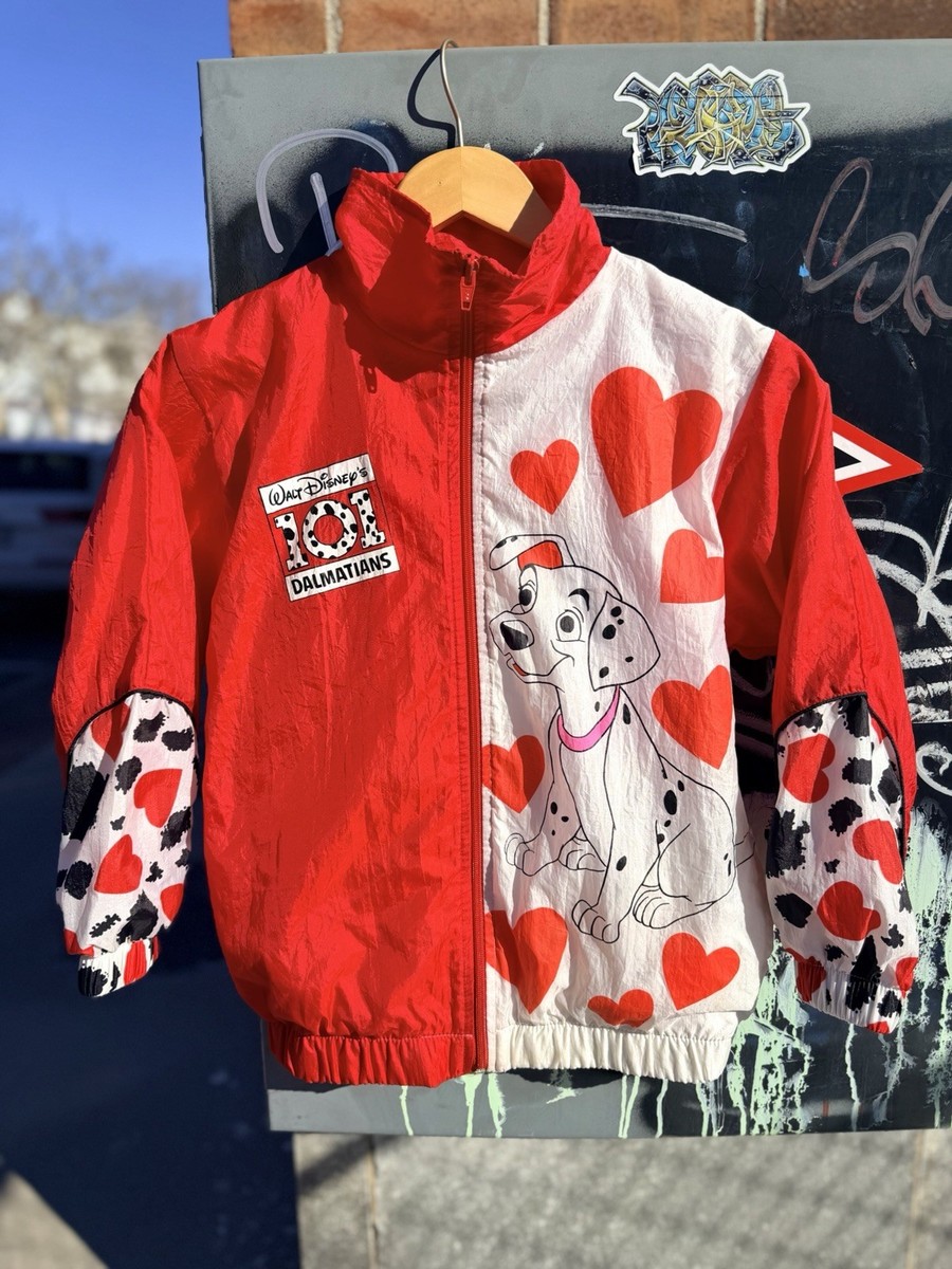 Vintage Disney 101 Dalmatians Windbreaker Jacket 90s Mighty Mac