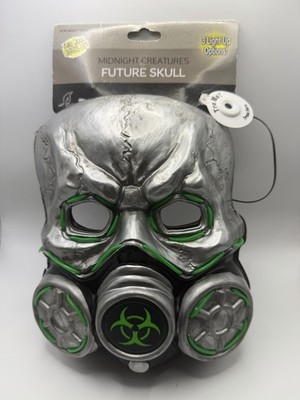 Midnight Creatures Future Skull Adults Halloween Mask Read