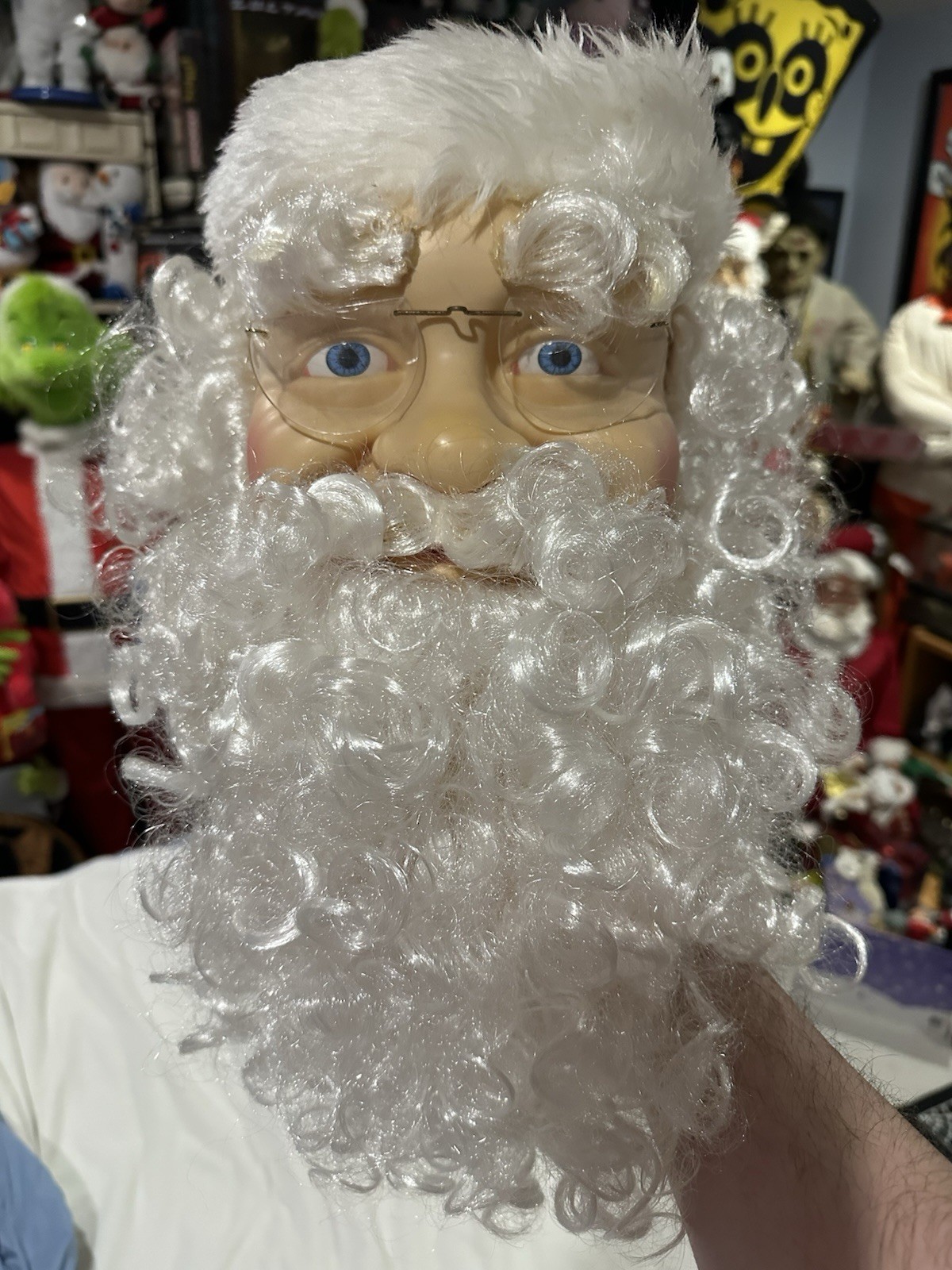 Gemmy 2008 Life Size Dancing Santa Claus Animated Christmas Decor (HEAD ONLY)