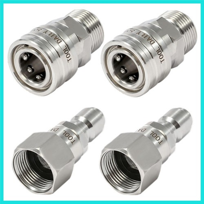 #ad Pressure Washer Adapter Set with Swivel M22 14mm to 3 8quot; Quick Connect Stai... $32.35