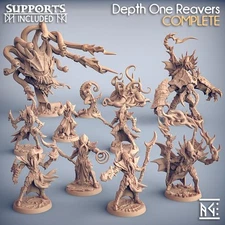 Depth Ones Reavers by Artisan Guild 3D Printed DnD Pathfinder Minis