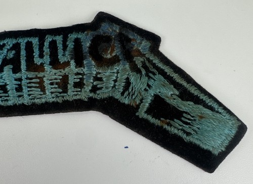 Vintage 80’s Metallica Patch Turquoise/Blue And Black Small 5” Inch Rarität - Bild 4 von 9