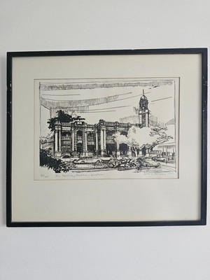 Railway Station 85/200 Hong Kong Limited Edition Print Signed Artist Tom Briggs