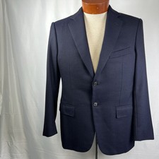 Ermenegildo Zegna Su Misura Pure Wool Navy Pinstripe Jacket Blazer 42R