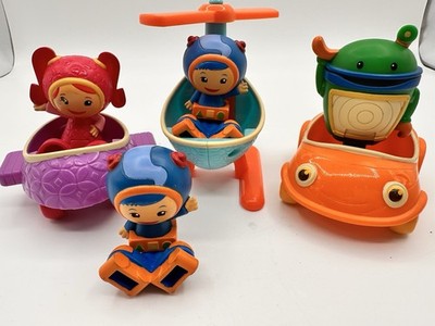 Fisher Price Team Umizoomi Bot Figure Helicopter Bundle Vehicle 2011 Nickelodeon