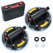 8" Heavy Duty Glass Suction Cups to Lift Large Glass,700 lb Capacity