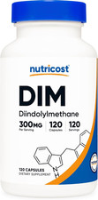DIM Diindolylmethane plus Bioperine 300Mg, 120 Vegetarian Capsules - up to 4 M