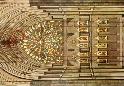 Ansichtskarte:;Westminster Abbey, South Rose Window