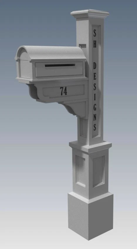 (BUILDING PLANS) for OLD STYLE MAILBOX / LETTERBOX POST V01 - BUILD & SAVE $$$ - Image 2 of 4