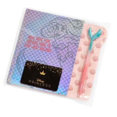 Funko Disney Princess Little Mermaid Notizbuch und Stift Träume Schreibwaren Neu