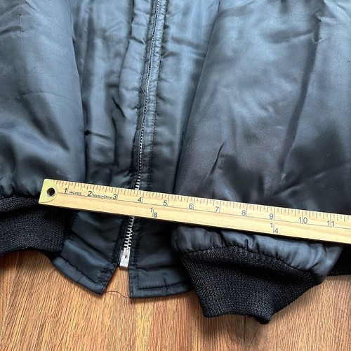 Vtg Timber King Bomber Flight Jacket Mens XL Insulated Security Coat Made USA - Picture 16 of 17