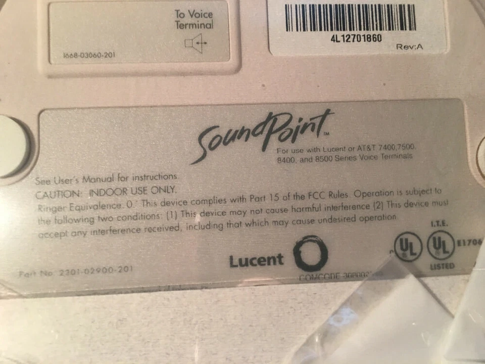 SoundPoint офисный громкоговоритель новый использовать с 7400 7500 8400 8500 голосовые терминалы - Изображение 4 из 4