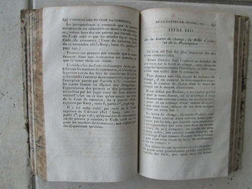 DAGEVILLE : CODE DE COMMERCE, 1828. 4 volumes. - Picture 7 of 24