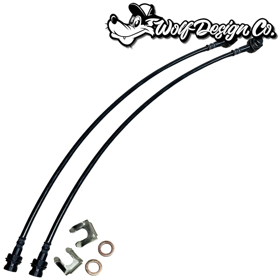 Oldsmobile 442 F85 Cutlass 1964-1972 disco C5 kit de freno grande conversión negro Foto 2 de 4