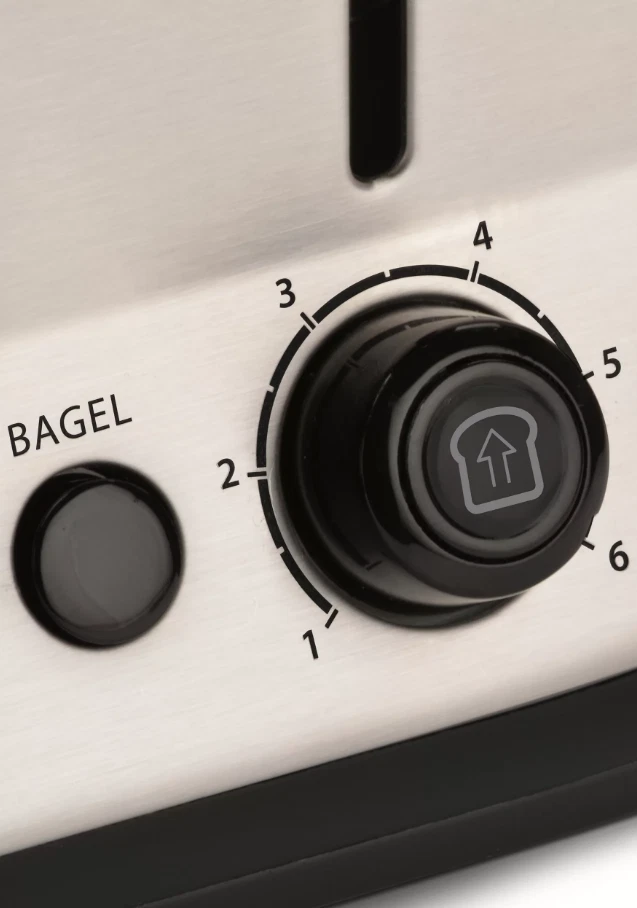 Tostadora Toastmaster TM-46TS Cool Touch 4 rebanadas, 1500 W, negra Foto 3 de 3