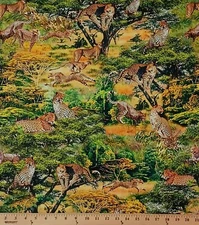 Cotton Leap and A Streak Michael Miller Cotton Fabric Print by the Yard D376.60