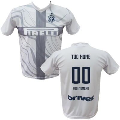Maglia Inter Grigia Personalizzata F.C. Internazionale Replica 2018/2019 PS  28 | eBay