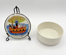 Villeroy & Boch Design Naif  Candy Trinket Box Dish With Lid Noah's Ark