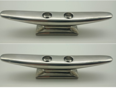 Jual 200mm 316 Stainless Steel Mooring Open Base Heavy Duty Cleat For Boat/Yacht-8 Inch Di