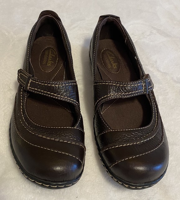 Clarks Bendables Ashland Avenue Brown Mary Jane Comfort Shoes 62642 Size 6.5M | eBay