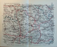 Morawy +stara karta kolejowa+ Ołomuniec, Brno, Prerau, Leipnik +linie kolejowe+